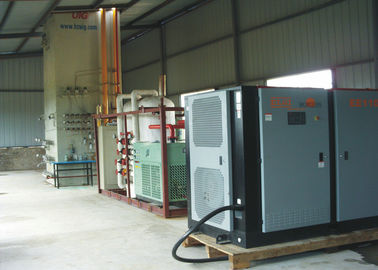 Skid Mounted Oxygen Gas Plant / Cryogenic Air Separation Unit For Industrial